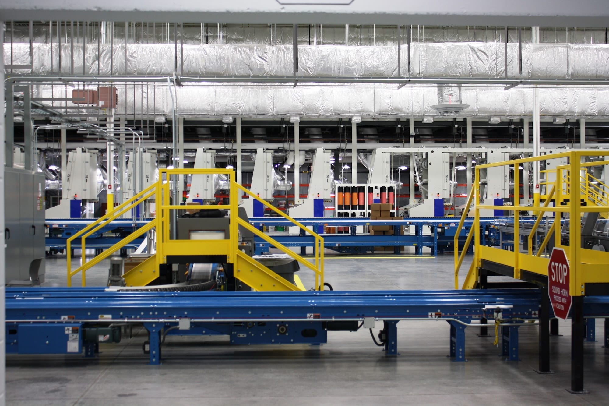 The manufacturing like at Brightstar in Lakeland, FL.