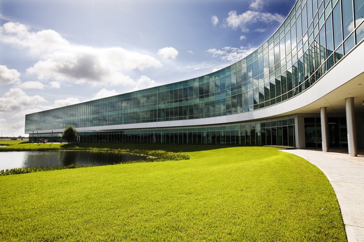 The Publix corporate headquarters in Lakeland is a modern building that inspires success.