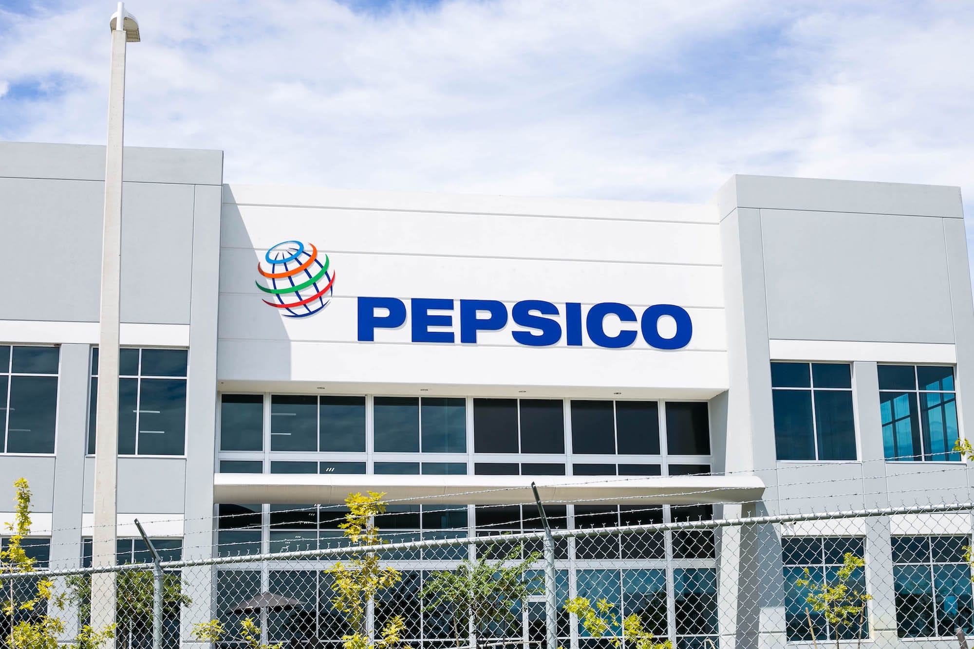 The entrance to the logistics center PepsiCo has established in Lakeland, FL.